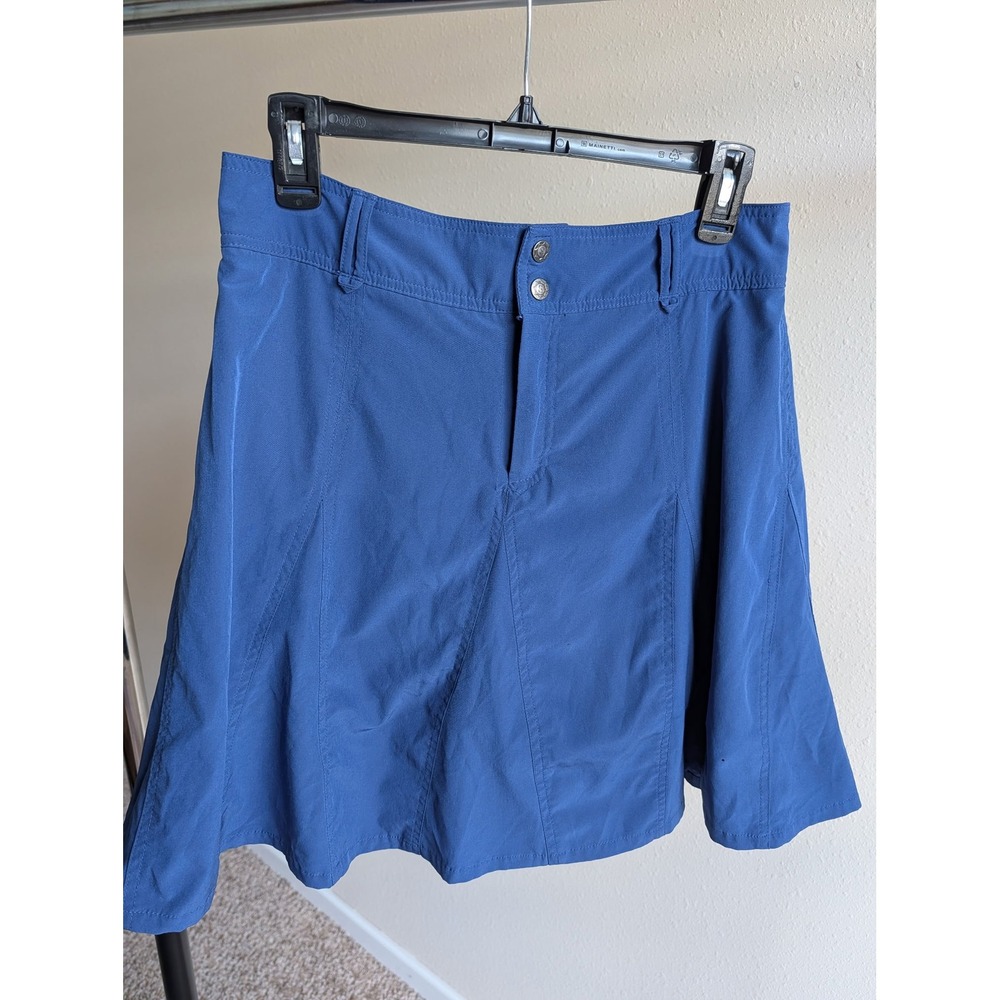 Sahalie Blue Athletic Skort Size 8 Hiking Outdoor Skirt with Built-in Shorts